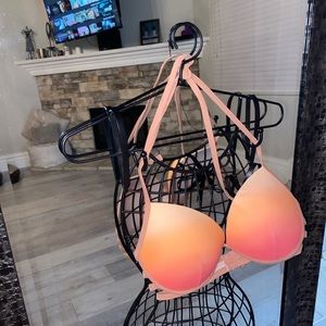 Tye Die Pink & Orange Bikini Top